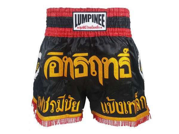 Lumpinee Short de Muay Thai : LUM-017 Noir